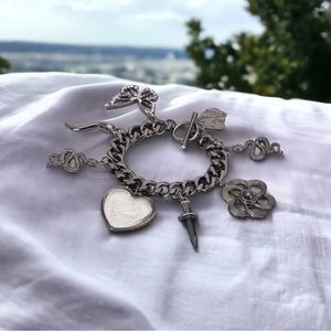 Dundas x Revolve Charlotte Bracelet Gunmetal New